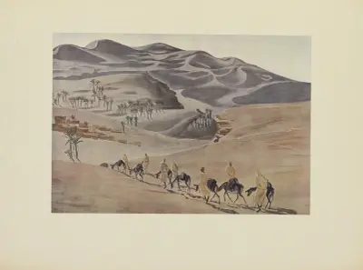 Dunes (Benni-Abbés) av Alexandre Jacovleff