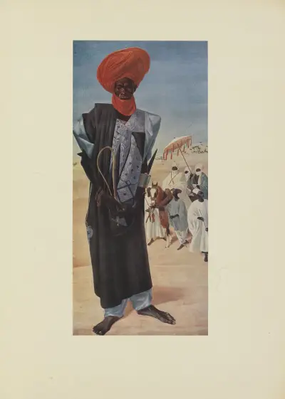 Magemma, chef des Cavaliers du Sultan Serky Mussa de Maradi av Alexandre Jacovleff