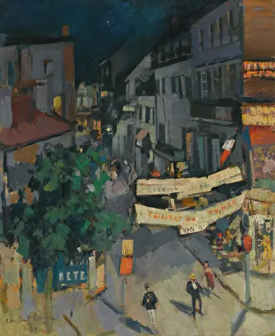 Vichy At Night av Konstantin Alexeevich Korovin