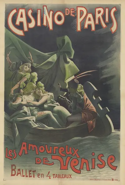 Casino de Paris. Les Amoureux de Venise, ballet en 4 tableaux von Alfred Choubrac