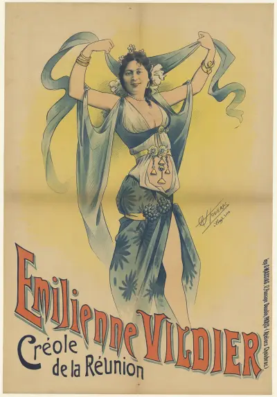 Emilienne Vildier, créole de la Réunion von Alfred Choubrac