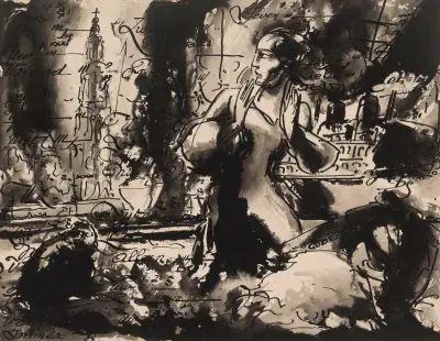 Apparition, Alfred Ost
