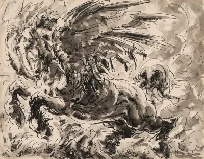 Pegasus av Alfred Ost