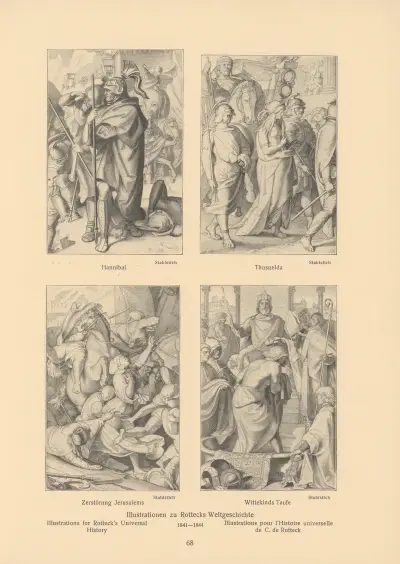 Illustrations for Rotteck’s Universal History, 1841 – Nr. 3, Alfred Rethel