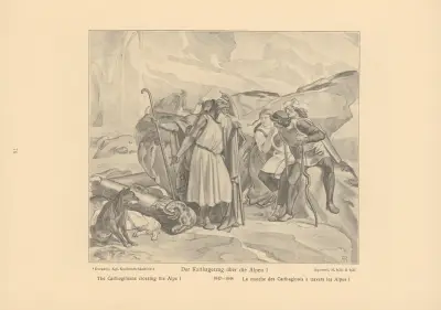 The Carthaginians crossing the Alps I, Alfred Rethel