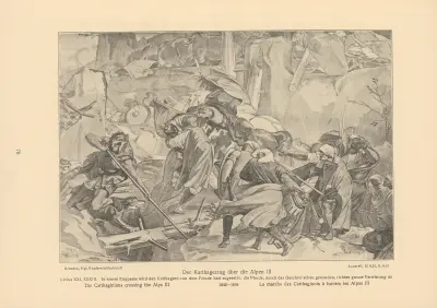The Carthaginians crossing the Alps III, Alfred Rethel