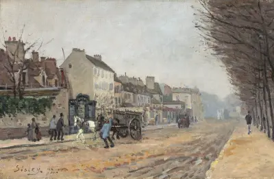 Boulevard Héloïse, Argenteuil av Alfred Sisley