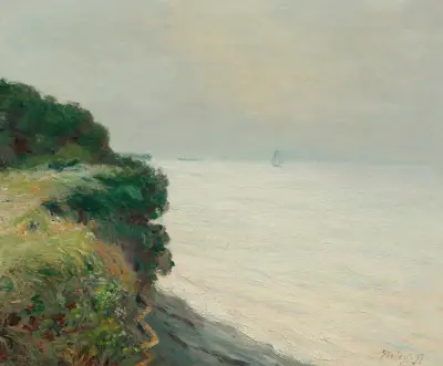 Penarthské útesy, Alfred Sisley