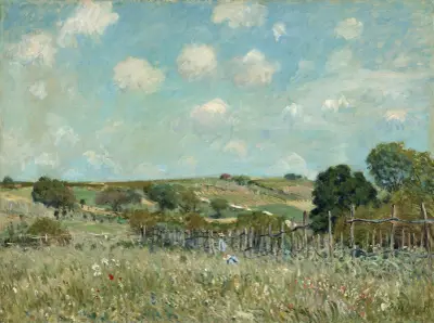 Meadow av Alfred Sisley