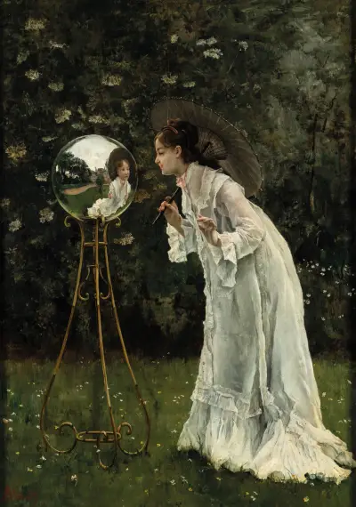 La Boule Argentée, Alfred Stevens