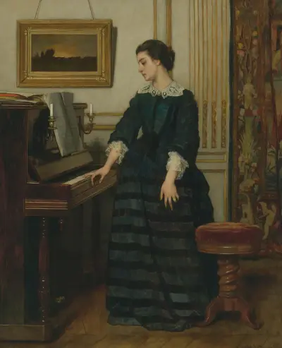 L’absence, Alfred Stevens