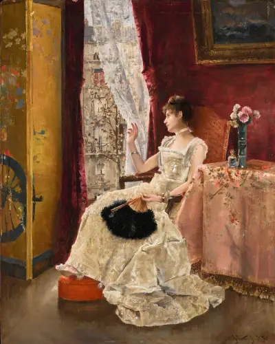 Rêverie, Alfred Stevens