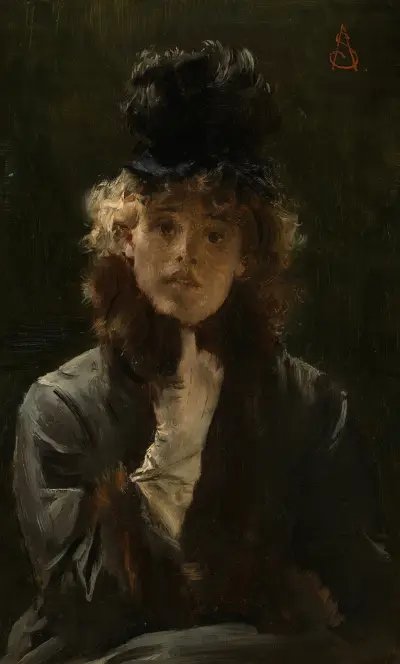 The Parisian Sphinx, 1880, Alfred Stevens