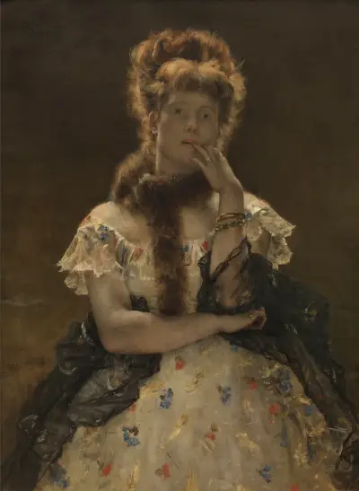 The Parisian Sphinx, 1875, Alfred Stevens