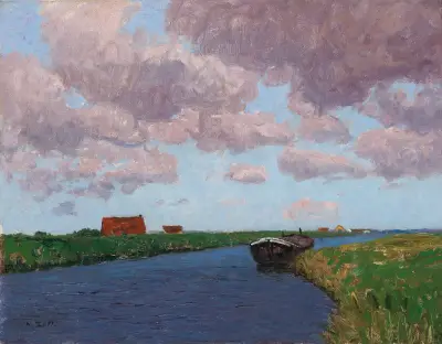 Landschaft Belgien av Alfred Zoff