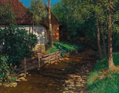 Motiv aus in dem Stainzertal (Weststeiermark) av Alfred Zoff