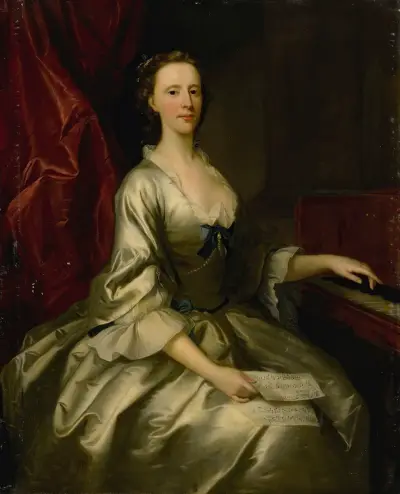 Portrait Of A Lady av Allan Ramsay