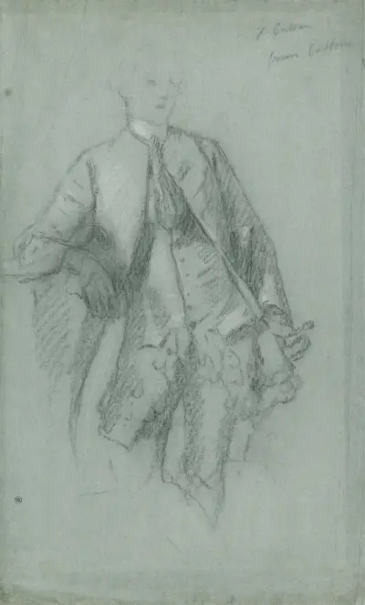 Study for the Portrait of William Guise av Allan Ramsay