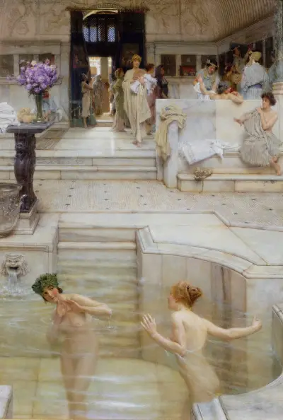 A Favourite Custom av Lawrence Alma-Tadema