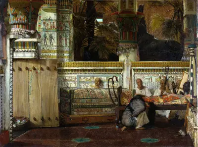 The Egyptian Widow, Lawrence Alma-Tadema