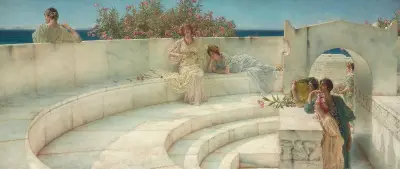 Under The Roof Of Blue Ionian Weather, Lawrence Alma-Tadema