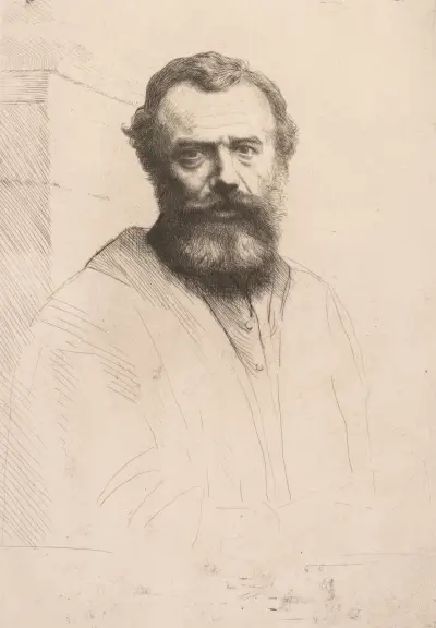 Autoportret (trzecia płyta), Alphonse Legros