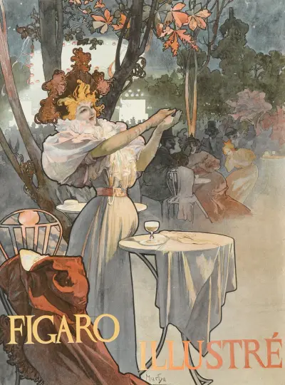 Figaro av Alphonse Mucha