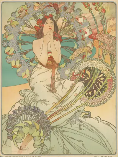 Monaco Monte-Carlo av Alphonse Mucha