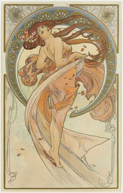 The Arts 2 av Alphonse Mucha