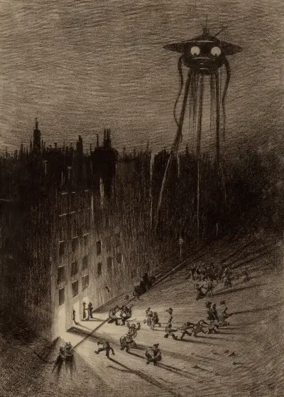 Martian Viewing Drunken Crowd, Henrique Alvim Corrêa