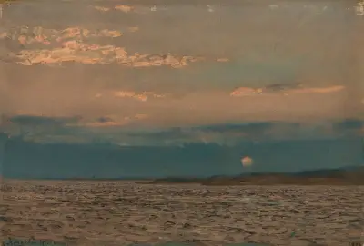 Abend, Hvaler von Amaldus Nielsen