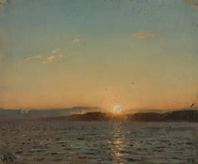 Abendsonne, Hvaler von Amaldus Nielsen