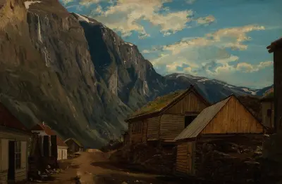 Aus Gudvangen von Amaldus Nielsen