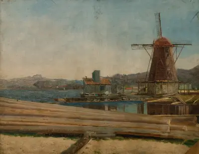 Die Gerberei, Mandal von Amaldus Nielsen