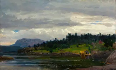 Gjermundshavn, Hardanger von Amaldus Nielsen
