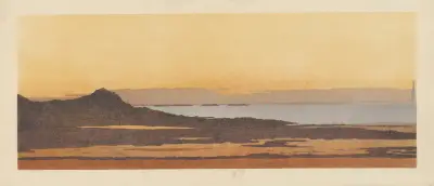 Soumrak v Erquy (Côtes-du-Nord), Amédée Joyau