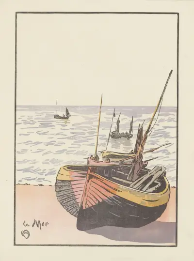 La Mer (Yport) av Amédée Joyau