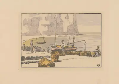 Malá pláž (Yport), Amédée Joyau