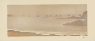 Návrat sardinkářů (Douarnenez, Finistère), 1898 – Nr. 2, Amédée Joyau