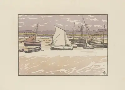 Roscoff, špatné počasí, odliv, Amédée Joyau