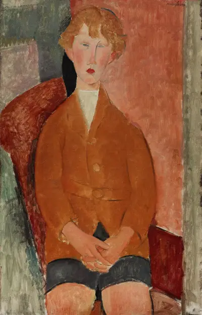 Boy in Short Pants, Amedeo Modigliani