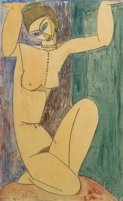 Cariatide – Nr. 1, Amedeo Modigliani