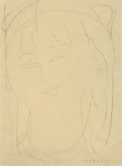 Hlava z Anatolie, Amedeo Modigliani