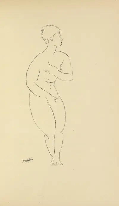 Nymfy 3, Amedeo Modigliani