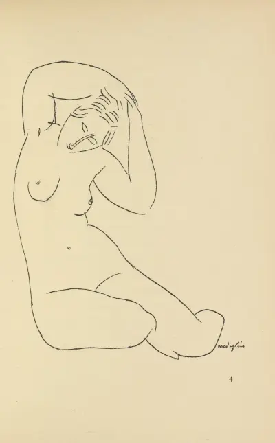 Les nymphes 4, Amedeo Modigliani