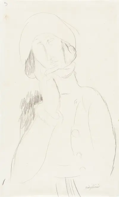Portrét ženy, 1919, Amedeo Modigliani