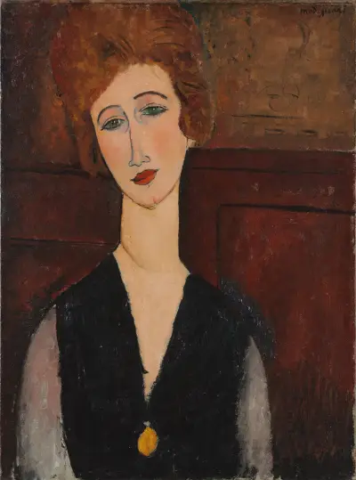 Portrait of a Woman, 1917 – Nr. 1, Amedeo Modigliani