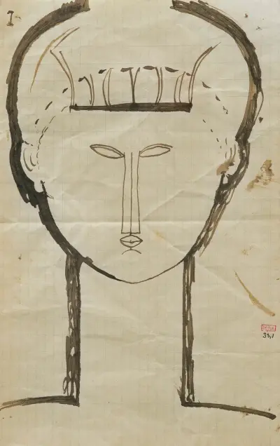 Głowa, Amedeo Modigliani