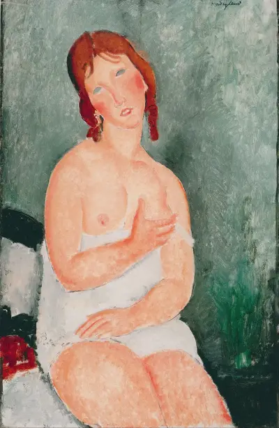 Mladá žena v košili, Amedeo Modigliani