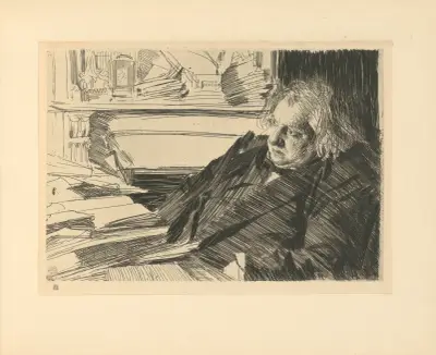 Ernest Renan (1800-talet) – nr 1 av Anders Zorn